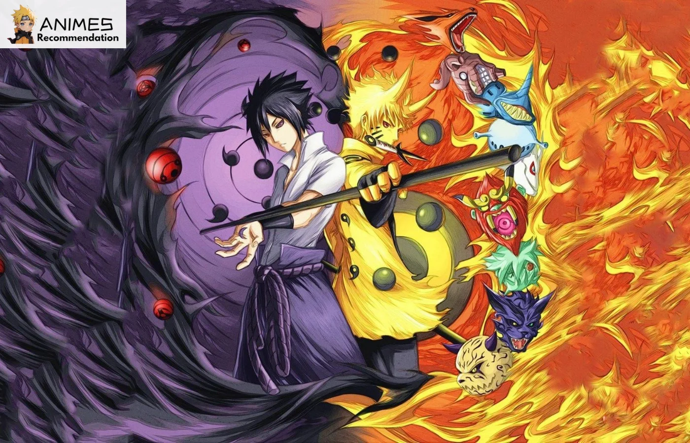 Naruto Uzumaki vs Sasuke Uchiha